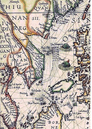 Bản đồ Việt Nam do chuyên gia Hà Lan vẽ năm 1594 có ghi rõ Hoàng Sa của Việt Nam.